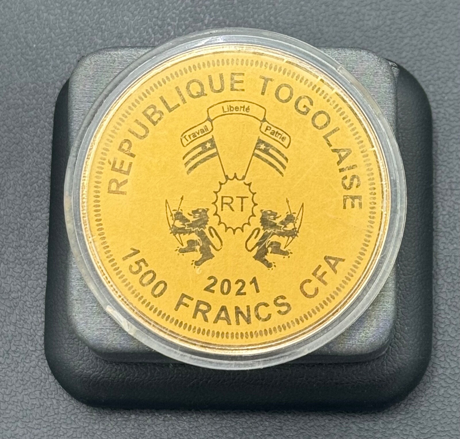 2021 BIG FIVE .999 Gold 1500 Francs CFA Coin 1/200oz République Togolasise