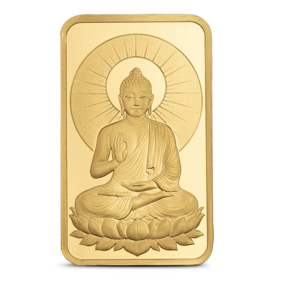 5 Gram PAMP Suisse Buddha Gold Bar (New w/ Assay)