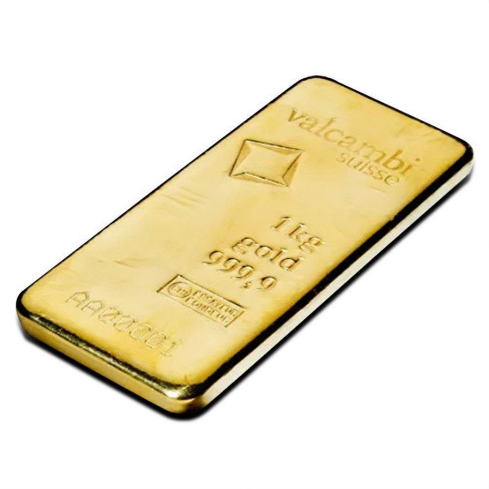 1 Kilo Valcambi Cast Gold Bar (New w/ Assay)