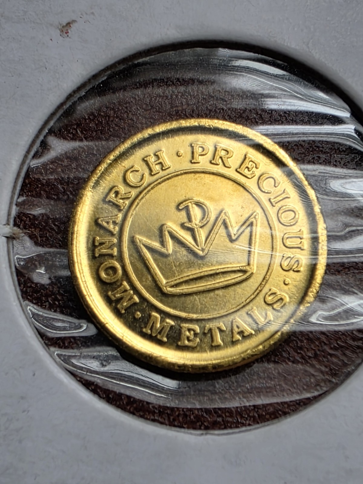 Monarch Precious Metals Lucky 4 Leaf Clover 1 Gram .9999 Fine Gold Round C1