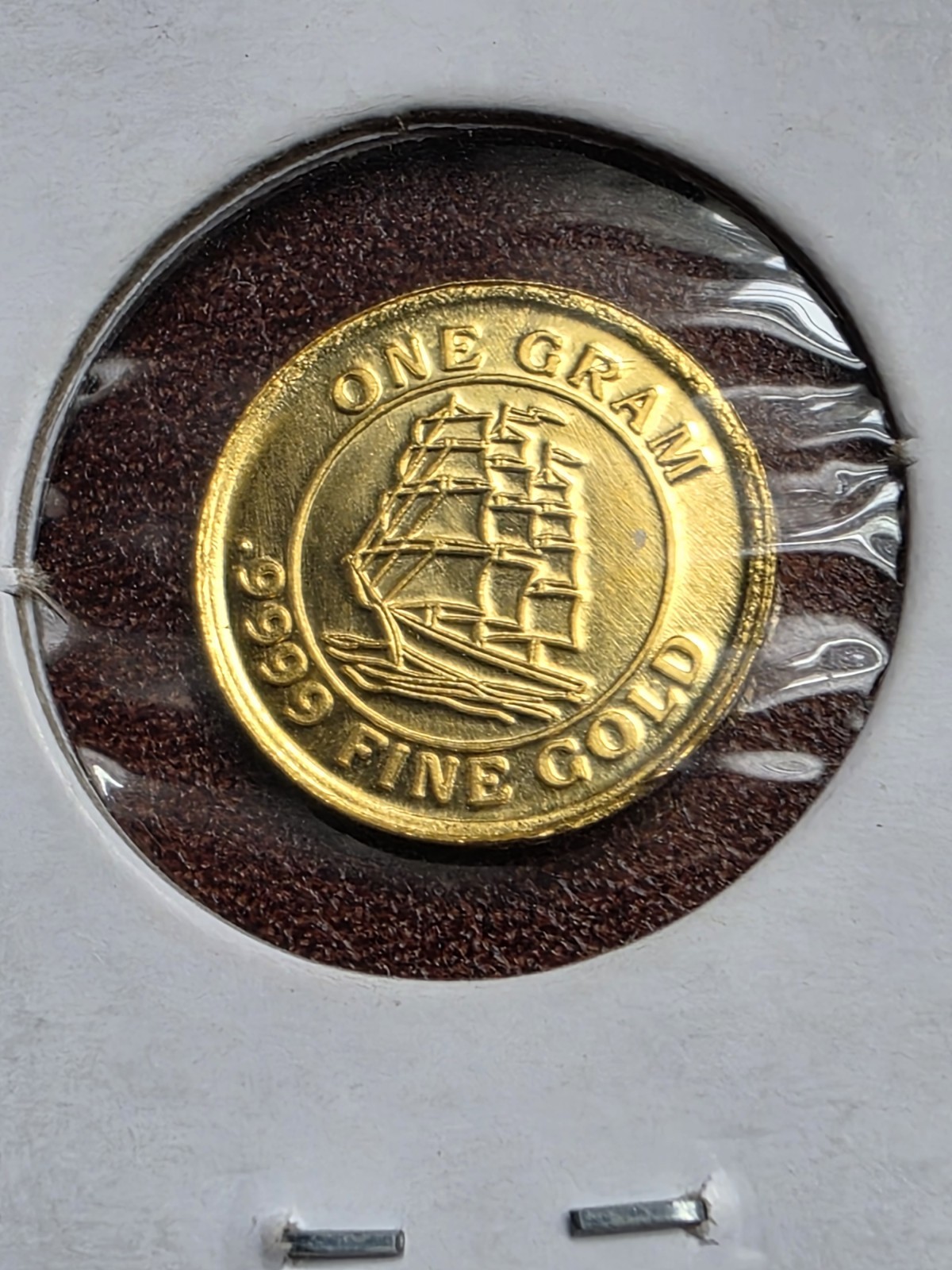 Monarch Precious Metals Lucky 4 Leaf Clover 1 Gram .9999 Fine Gold Round C1