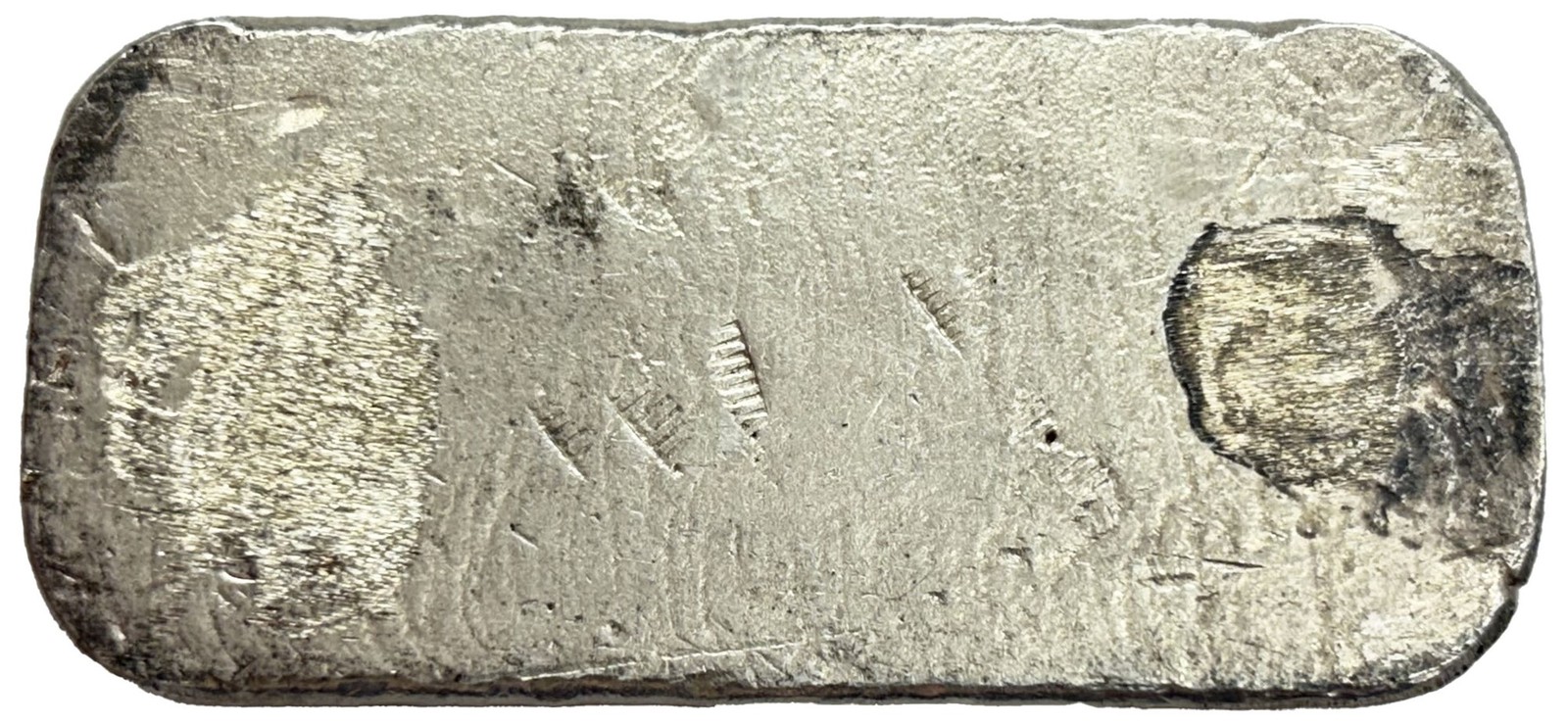 c. 1970’S INDUSTRIAL SILVER COMPANY 10 TROY OZ .999+ FINE POURED BAR / INGOT
