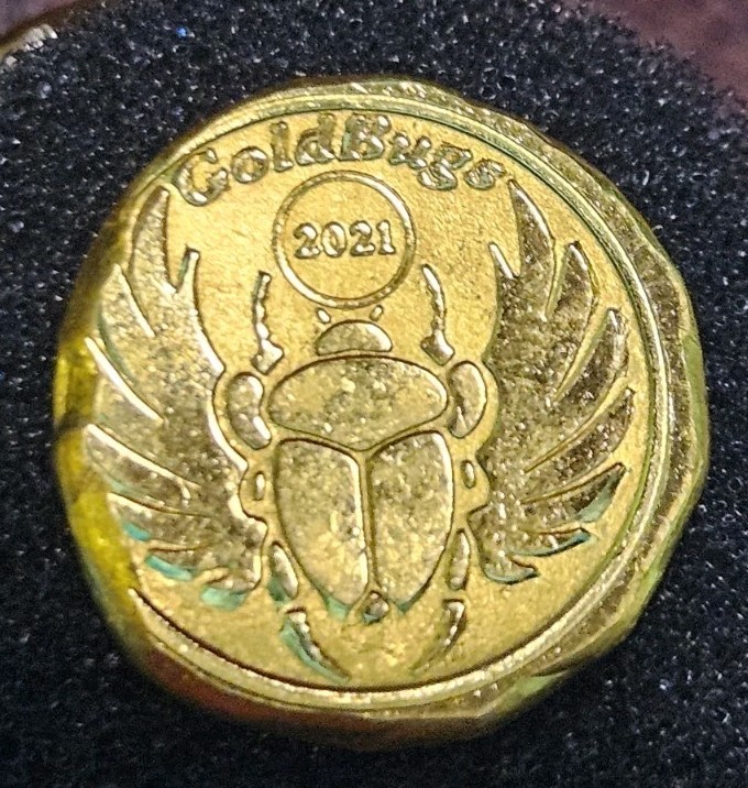 2021 Lithic GoldBugs Hand Poured 1/4oz Gold Round #620/707 – Without Box/COA