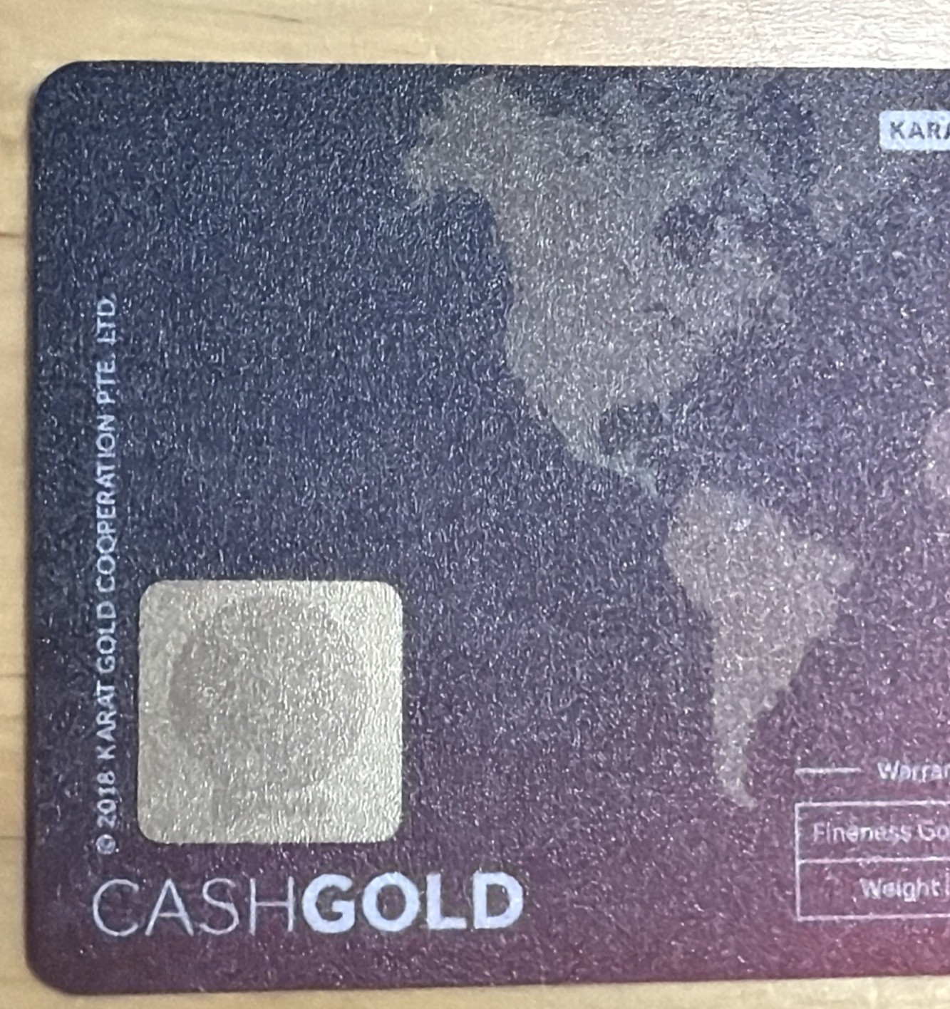 Karatbars International GmbH 3 Gram .9999 Fine Gold in Assay Card