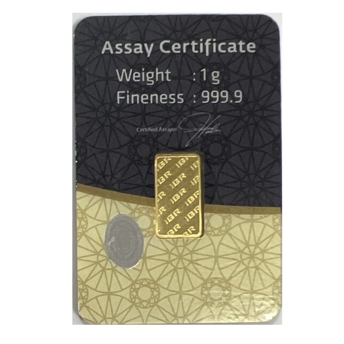 IGR 1 Gram Gold Bar – In Assay Card / Sealed