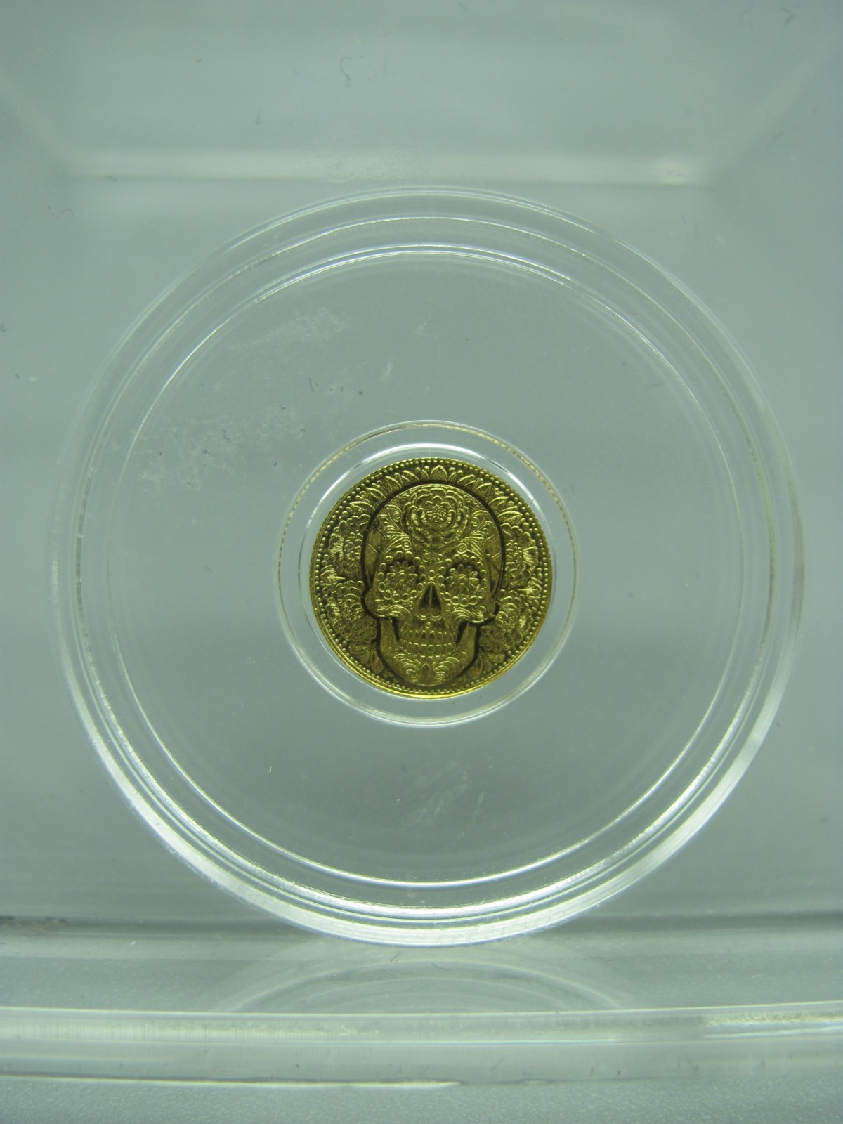 1/200 oz .9999 Gold Monarch Precious Metals Day of the Dead