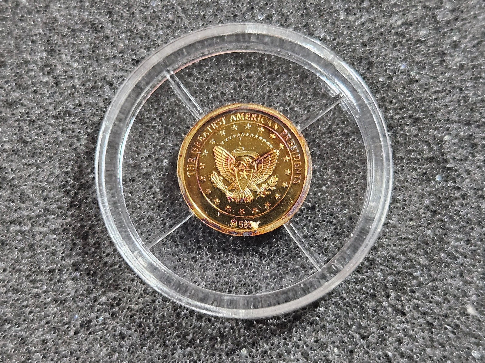 🌟2009 AMERICAN MINT 1/2 g 14k Gold 0.585 Round JOHN F. KENNEDY JFK PRESIDENTS