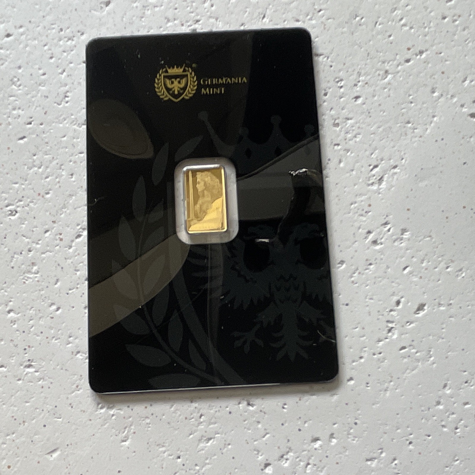 Germania Mint 1/200 Gold Bar in Sealed Assay Card Certified