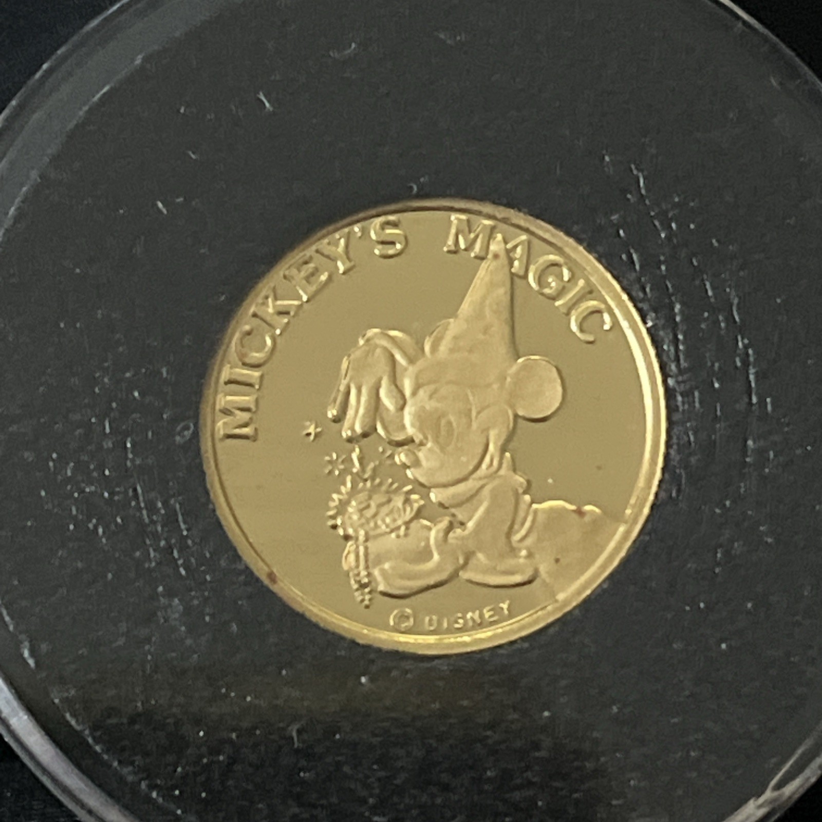 1987 Rarities Mint Mickey Mouse FIRST EDITION 1/4 Troy Ounce .999 Fine Gold