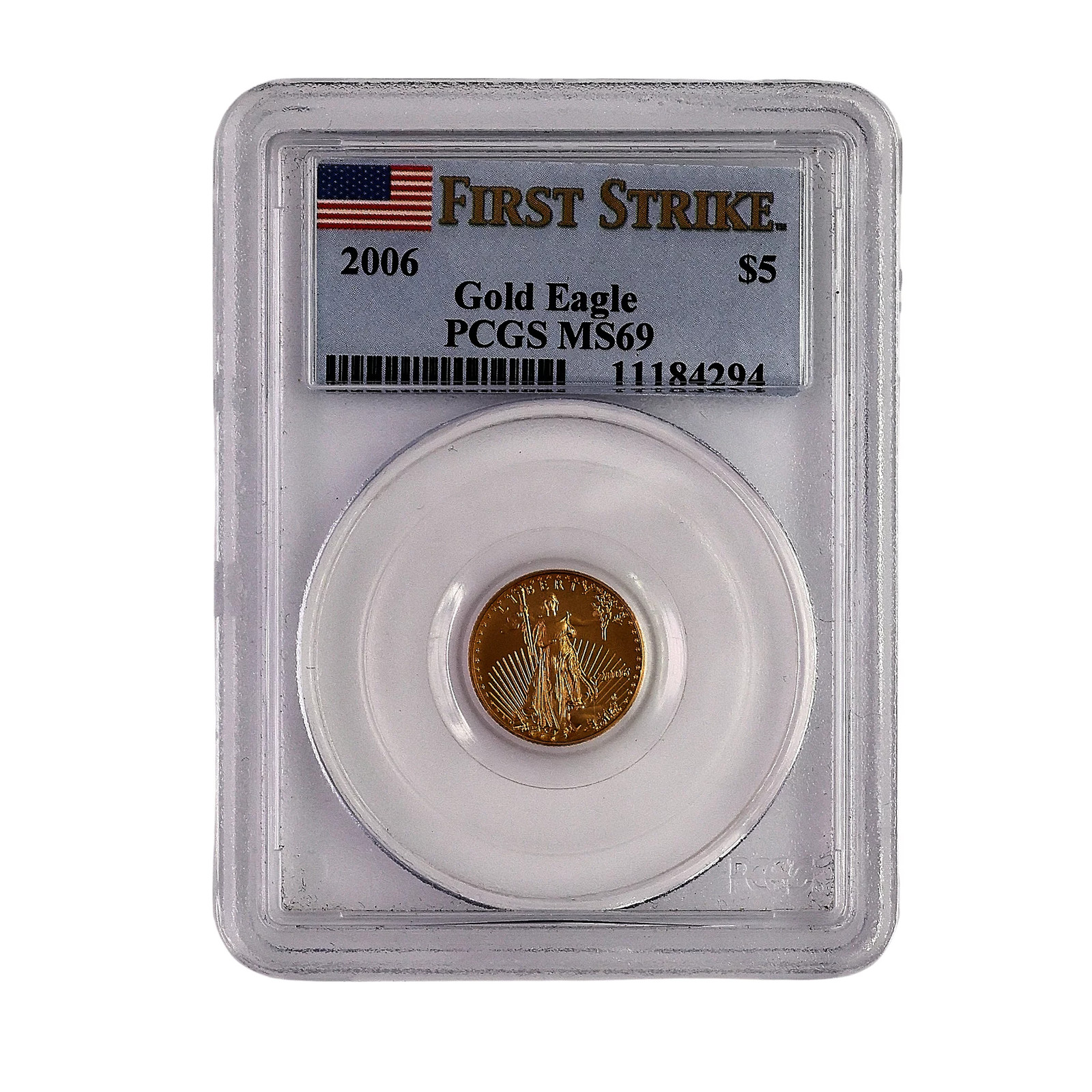 2006 $5 Gold American Gold Eagle PCGS MS-69