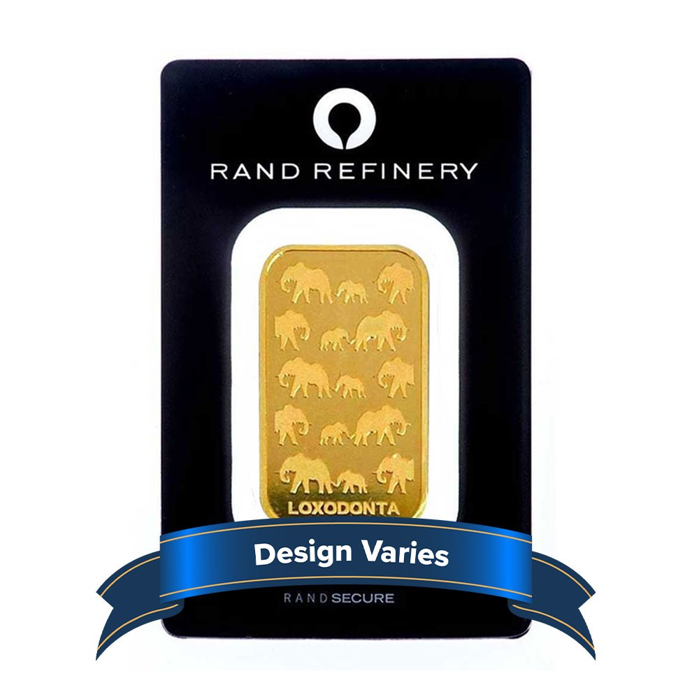 1 Troy oz Rand Refinery Gold Bar .9999 Fine Sealed in Assay