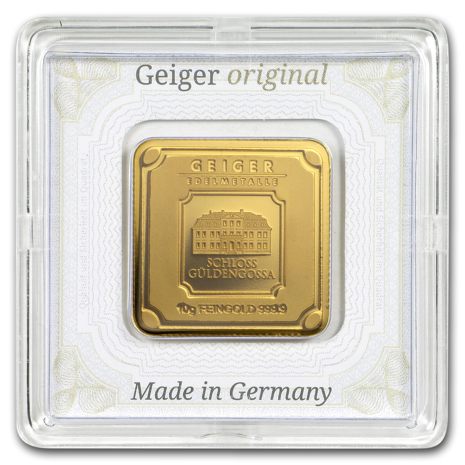 10 gram Gold Bar – Geiger Edelmetalle (Originals Assay) – SKU#155929