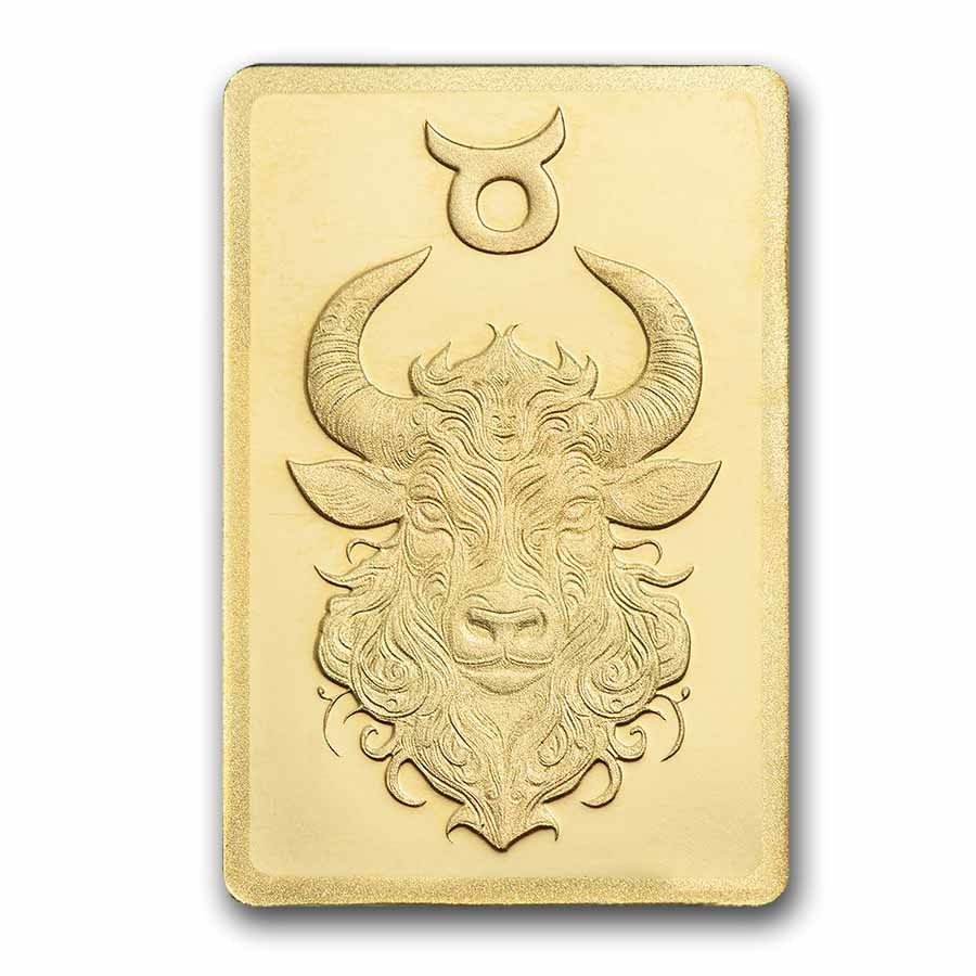 1/2 gram Gold Bar – PAMP Suisse Zodiacs: Taurus