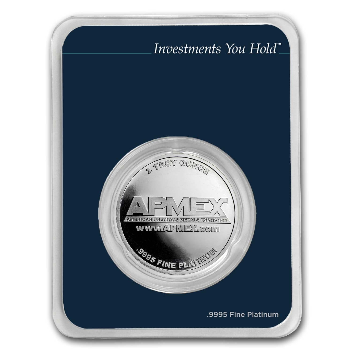 1 oz Platinum Round – APMEX (In TEP Package) – SKU#157392
