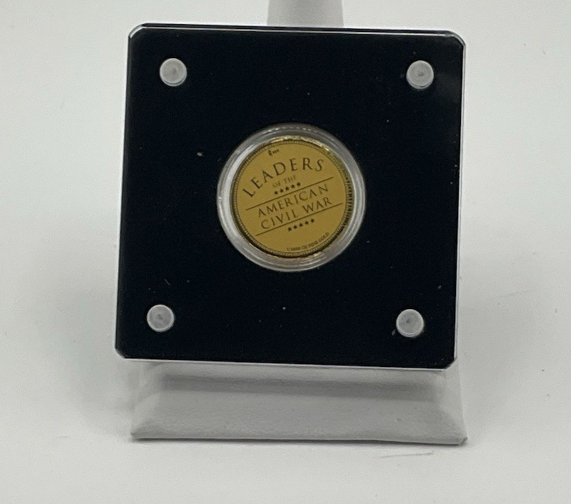 1/1000 OZ .999 GOLD AMERICAN MINT GENERAL SHERIDAN CIVIL WAR LEADERS