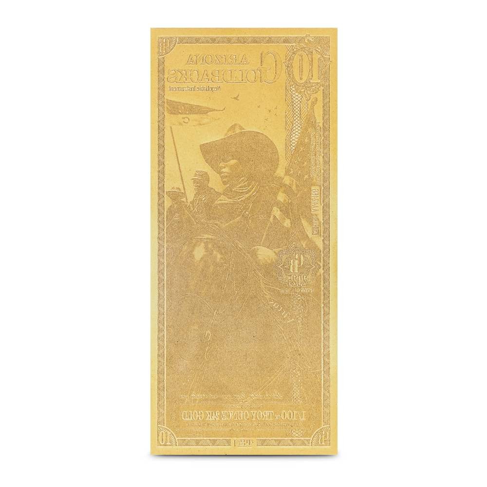 10 Arizona Goldback Gold Note (New)