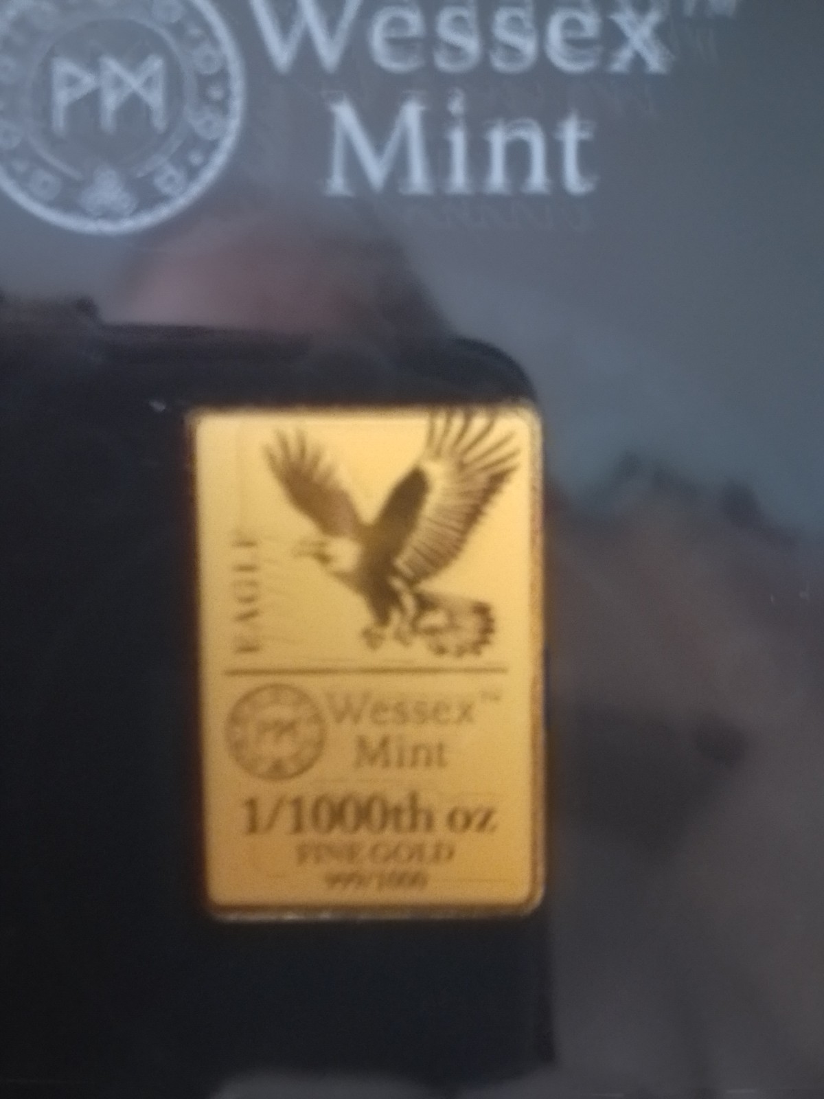 6 WESSEX MINT 24 CT GOLD SMALL BULLION BARRS