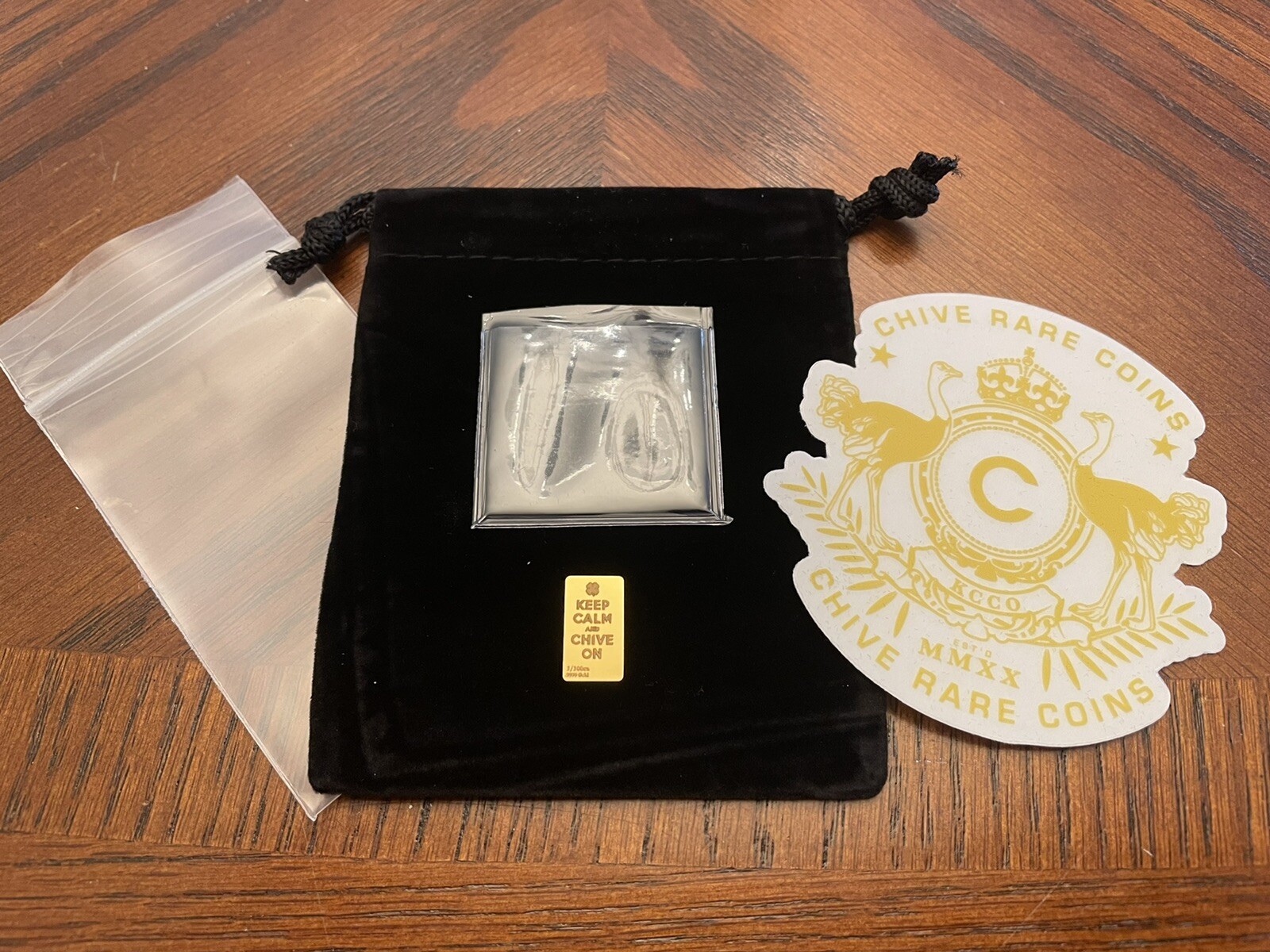 The CHIVE | Shamrock Gold Bar | 1/100th Oz Gold Bar | SOLD OUT