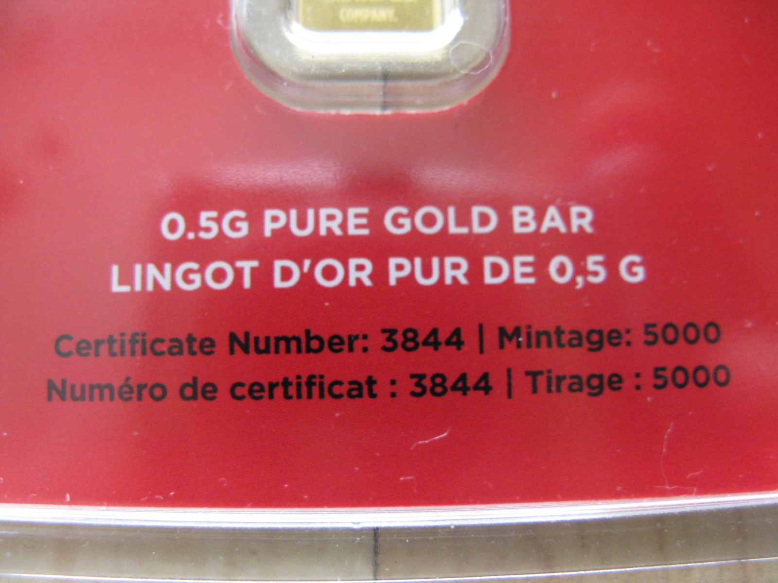 Buy Someone You Love a Coke 0.5 gram 1/2 g .999 Gold Bar Coca-Cola SEALED