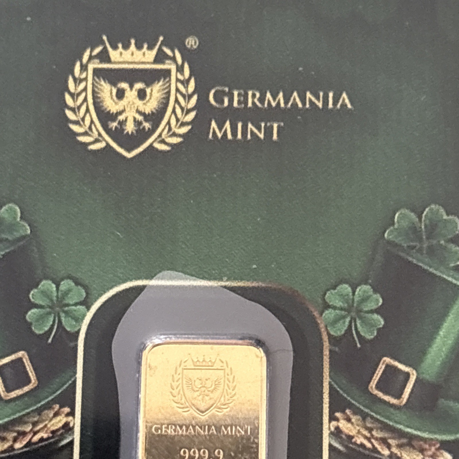 HAPPY ST. PATRICK’S DAY 1 g Gold Bar
