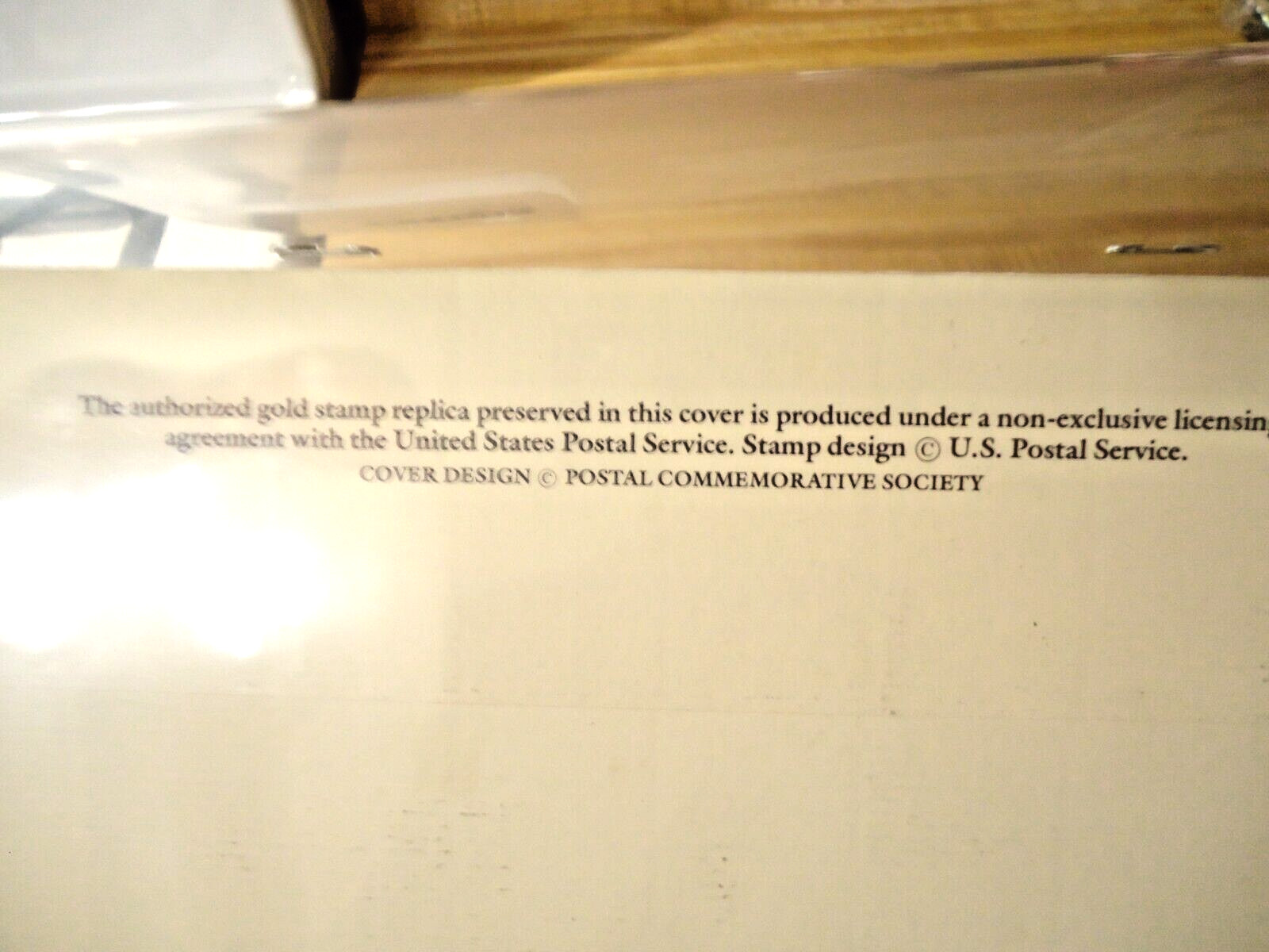 1991 Atlantic Charter 22KT Gold Stamp USPS 1st Day Issue FDR & Churchill Stamp