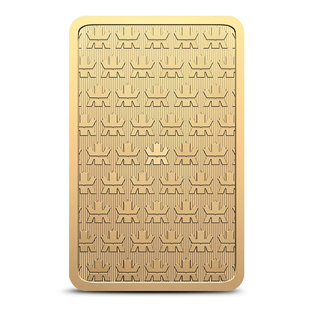 100 Gram (RCM) Royal Canadian Mint Gold Bar (New w/ Assay)
