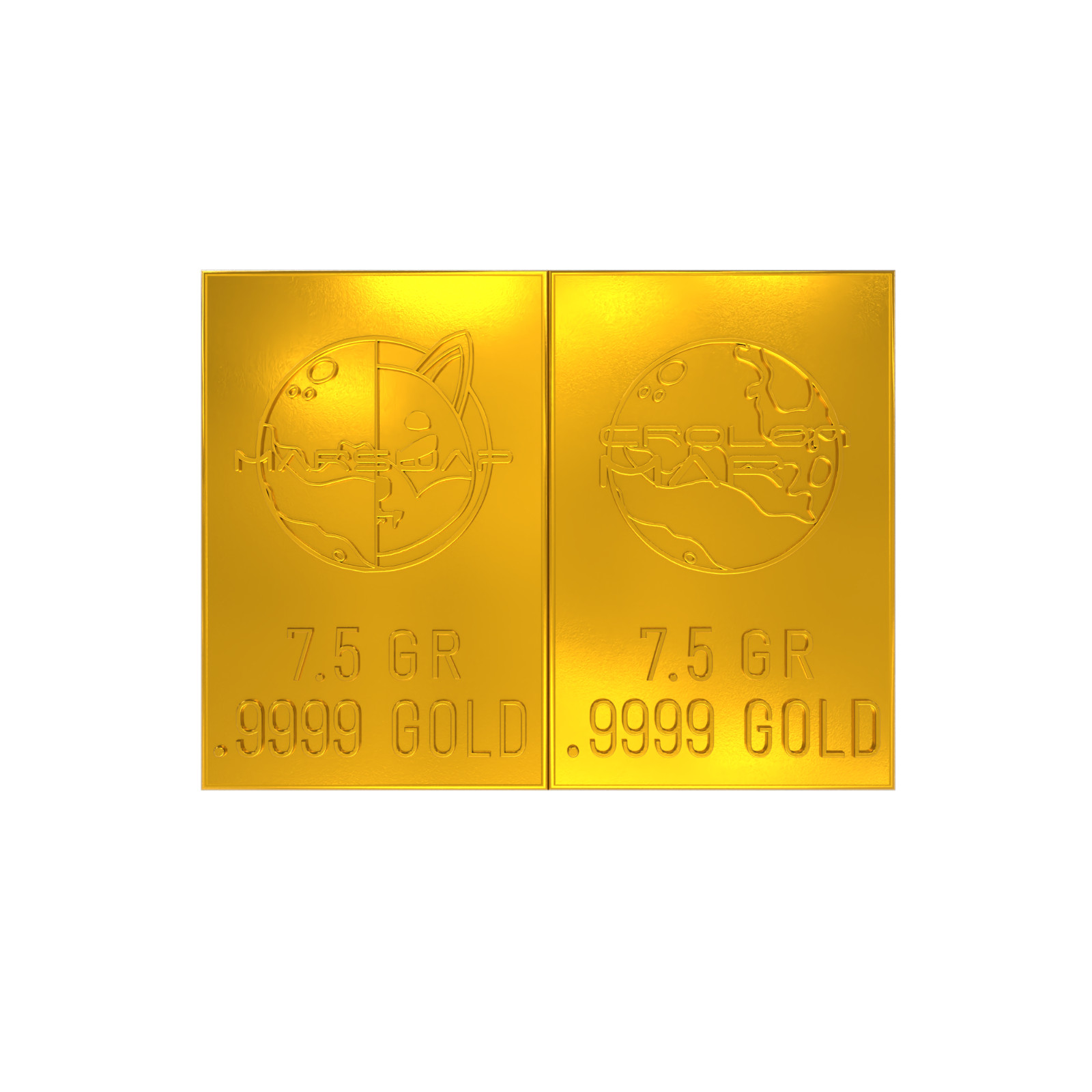 1 Gram of Marswap Gold Snap Bar GR Bar Gold Bullion Precious Metal .9999 Gold