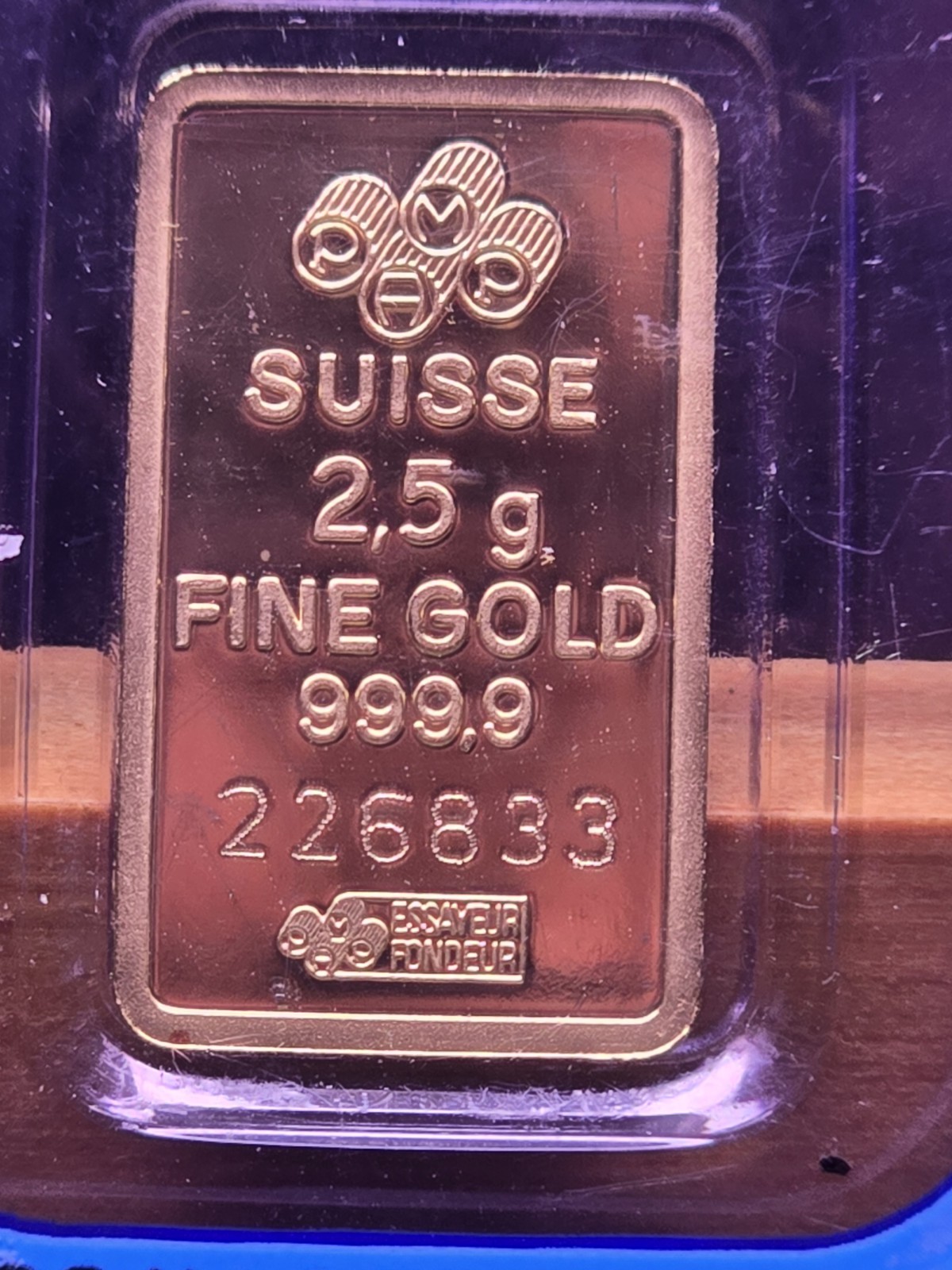 Pamp Suisse “GOLD DREAM” 2.5 Gram Gold Bar *Vintage*Rare*