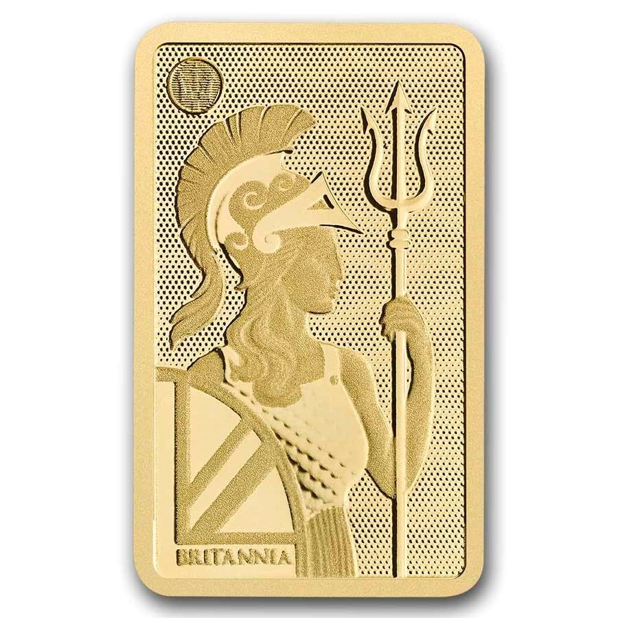 Rare 1 Gram Gold Bar The Royal Mint Britannia .9999 Fine Gold Certified Sealed