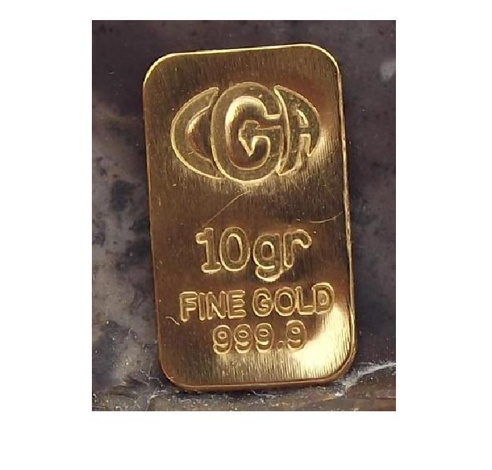 10 GRAlN ( NOT GRAM ) 24K PURE 9999 GOLD BULLION 2012 COLLECTOR EDITION BAR