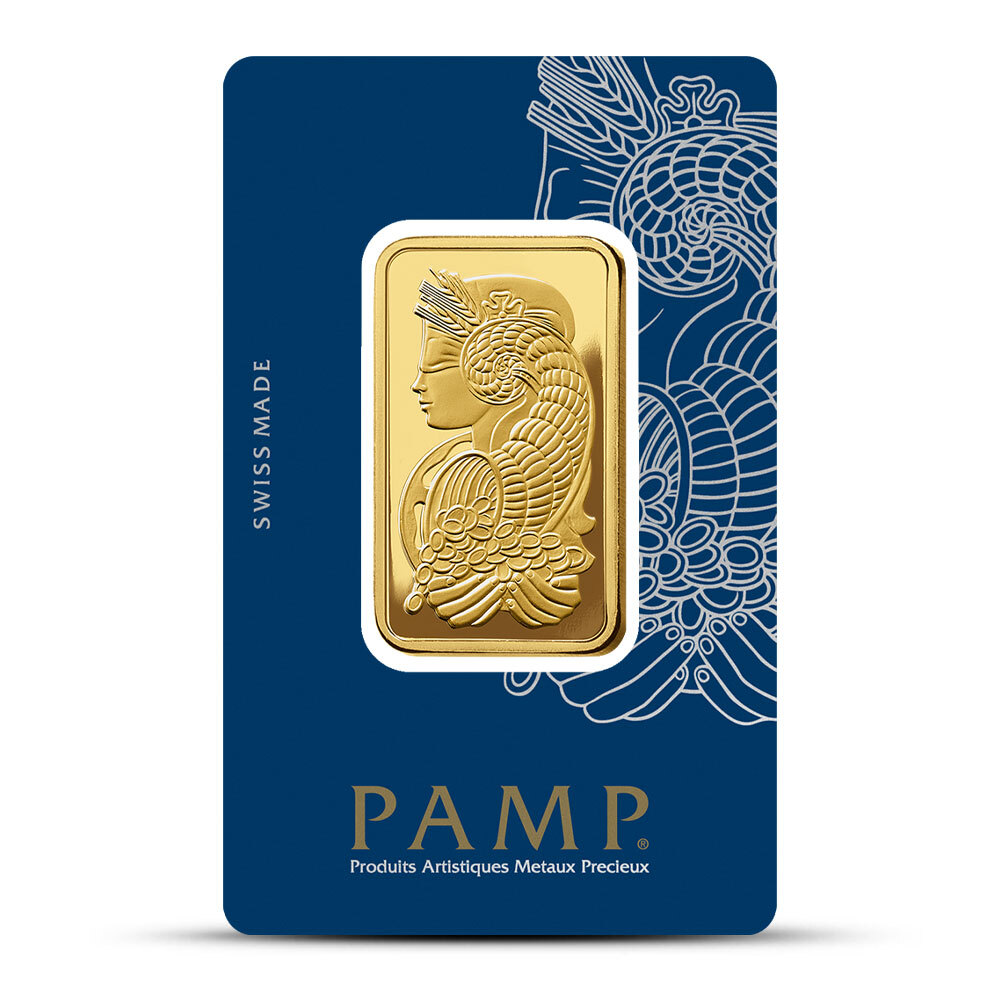 1 oz PAMP Suisse Fortuna Veriscan Gold Bar (Carbon Neutral, New w/ Assay)