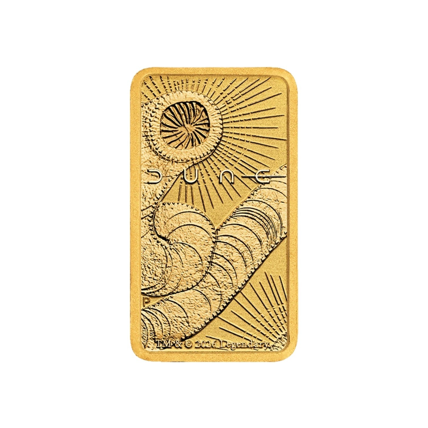 1g Gold Bar Dune Perth Mint 1 Gram 9999 Fine Gold in Blister 24 Carats