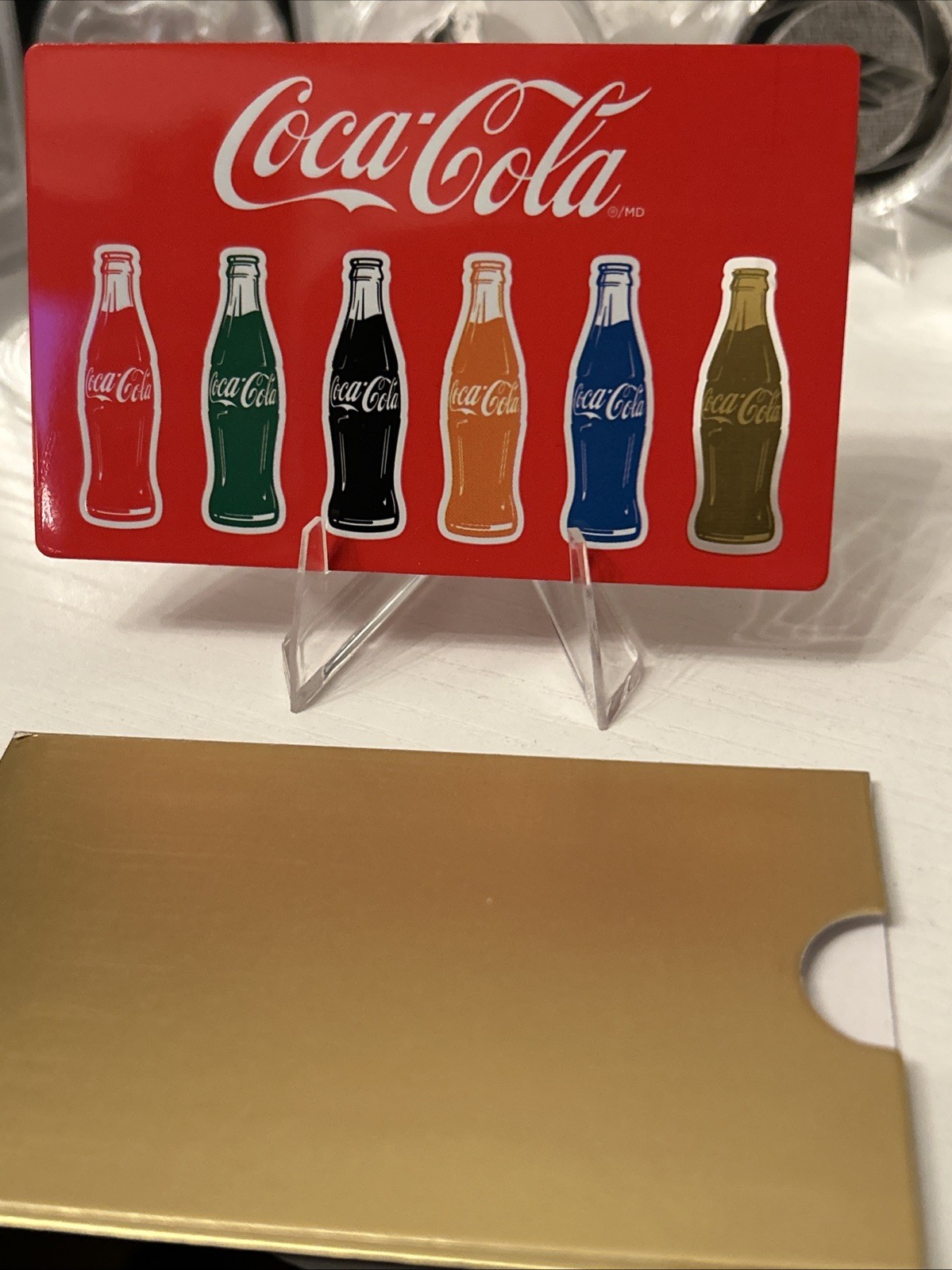Coca-Cola Bottle Coin Card – 1/1000 oz Gold Limited Edition .999 Fine Gold