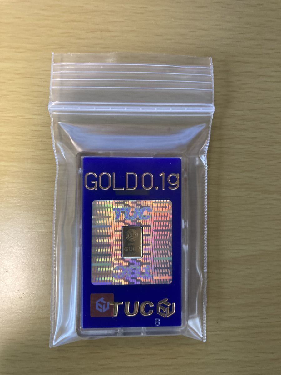 Pure gold ingot 24K 0.1g x 1 piece Tanaka Kikinzoku or Tokuriki honten