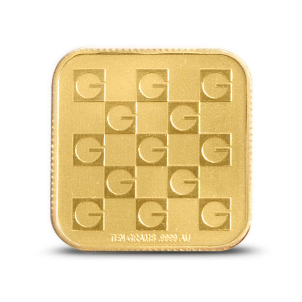 10 Gram GOLD.COM Square Gold Bar (New w/ Assay)