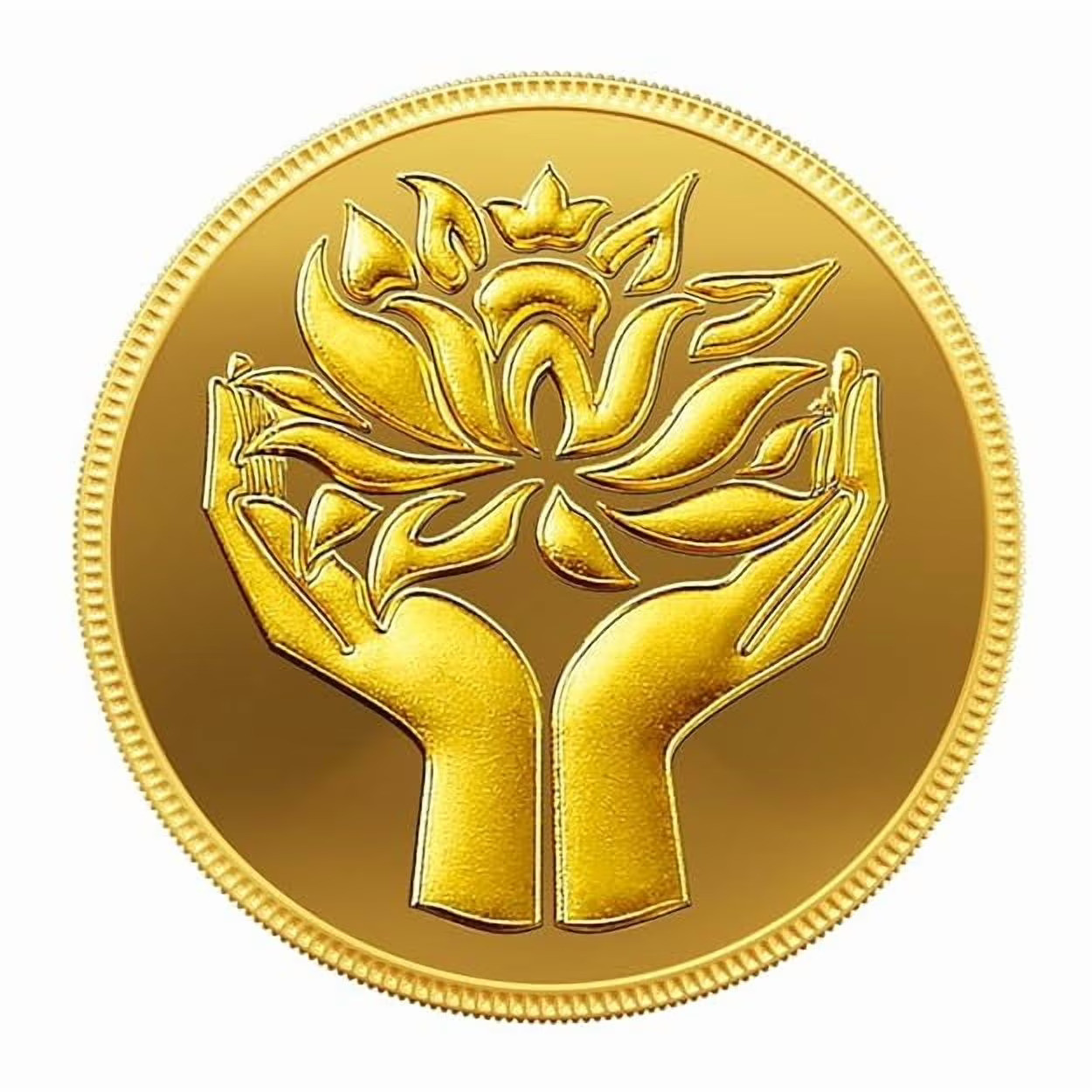 Pamp MMTC Lotus 8 Gram Gold Round – Large Card Assay