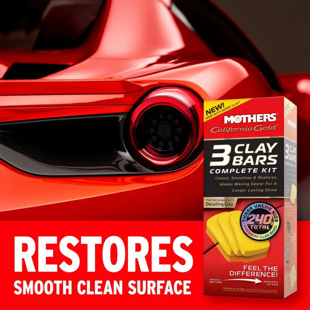 California Gold 240 G Clay Bar Kit
