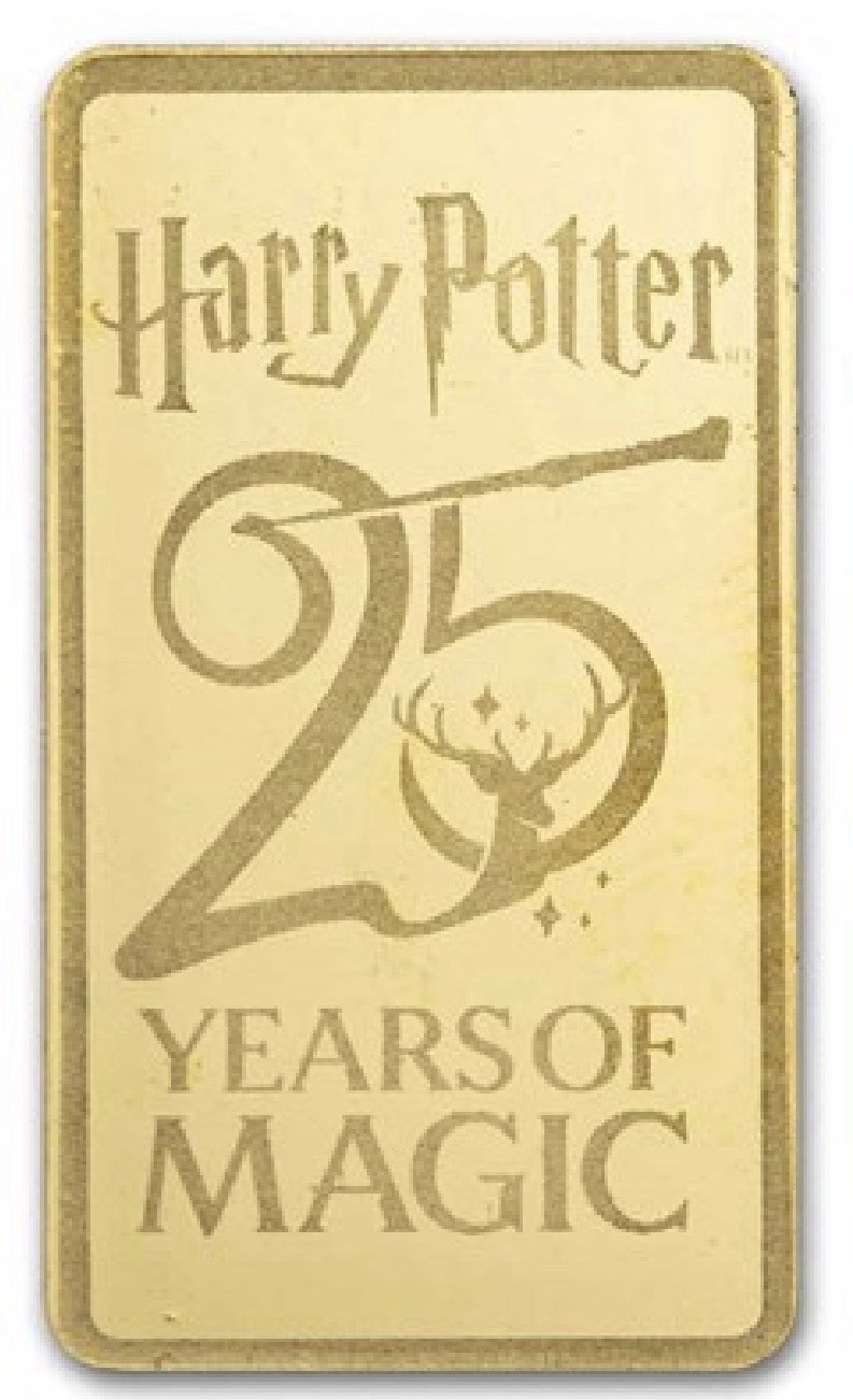 2026 PAMP Suisse Harry Potter 25th Anniversary 0.5g Gold Bar in Assay