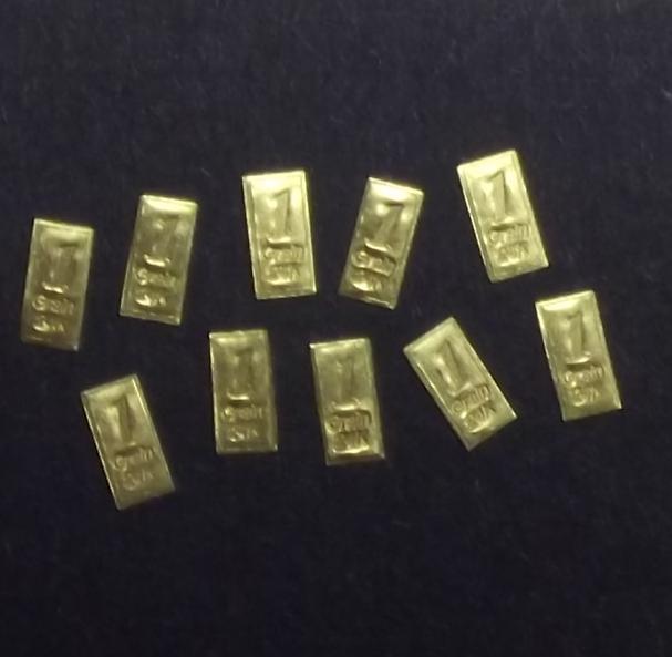 10 GRAlN (NOT GRAM) 999 Pure 24 Karat GoldBarren Gold Bullion FREE SHIP