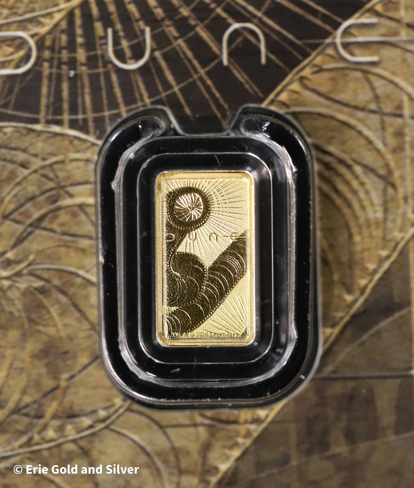 Dune Perth Mint 1 Gram .9999 Gold Bar in Assay