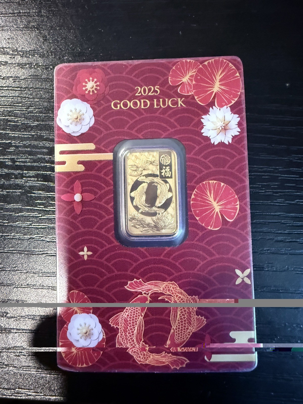2025 5 gram Gold Bar – PAMP Good Luck: Koi Fish (In Assay)