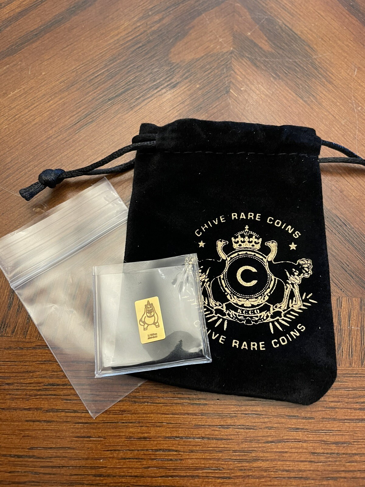 The CHIVE | MARCH GOLDEN FARLEY GAME PIECE | 1/100th Oz Gold Bar | SOLD OUT