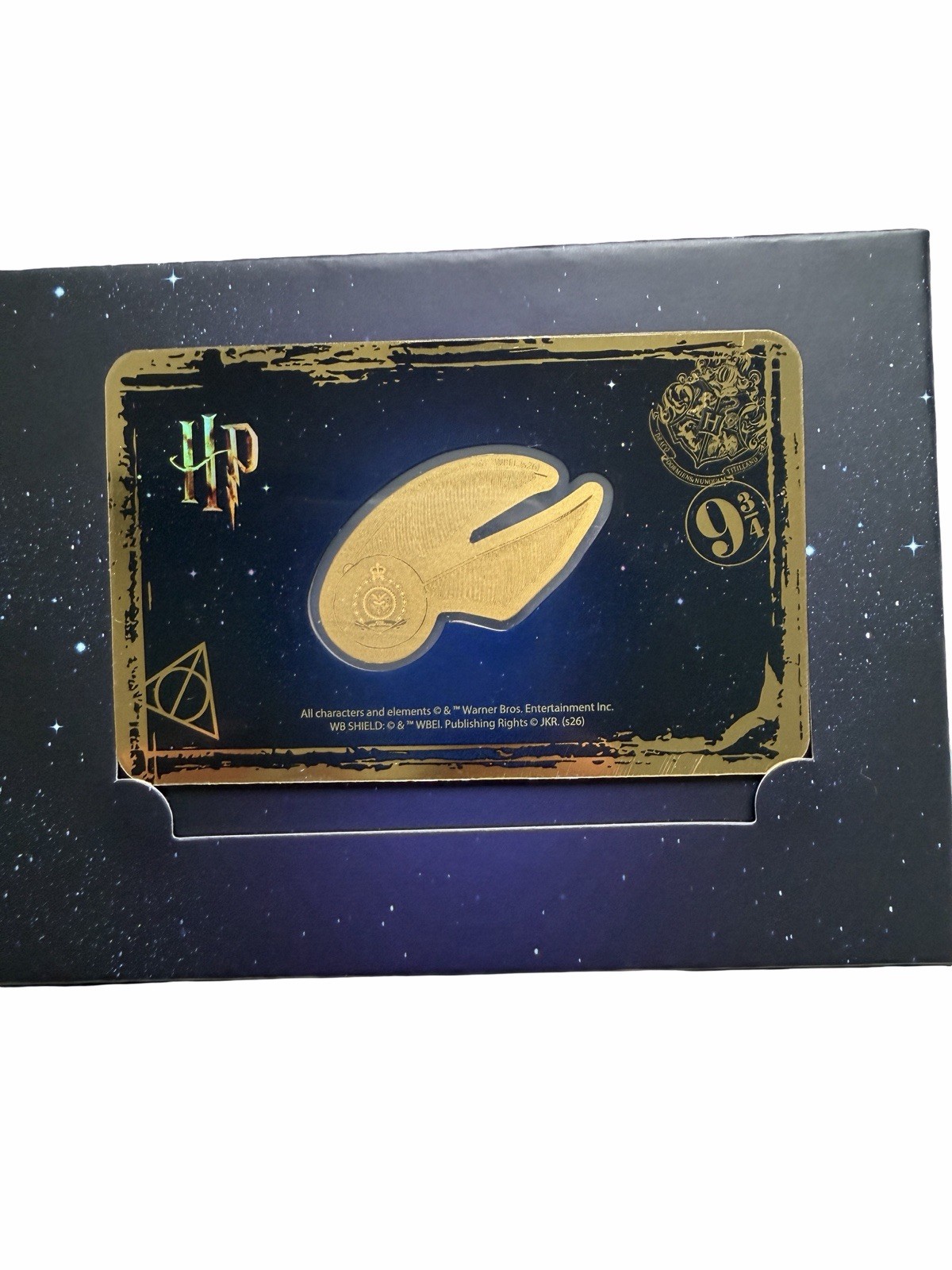 Harry Potter Golden Snitch 0.1g Pure Gold Agoro 25 Years Anniversary