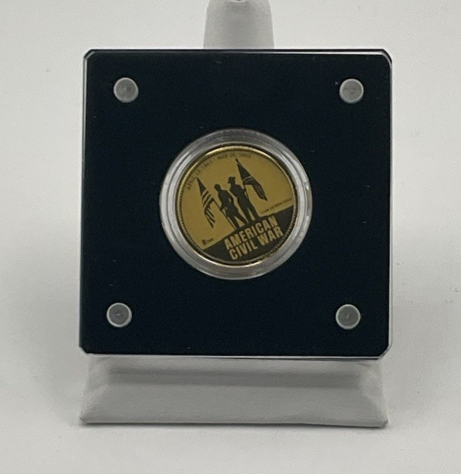 1/500 OZ .999 GOLD AMERICAN MINT CIVIL WAR GEORGE B MCCLELLAN