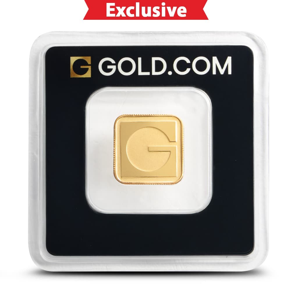 5 Gram GOLD.COM Square Gold Bar (New w/ Assay)