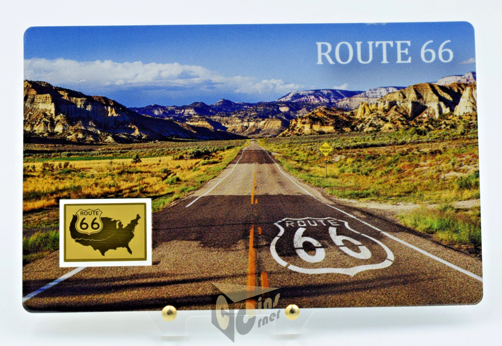 Route 66 America Series 1/1000 Oz 999 Gold Medal