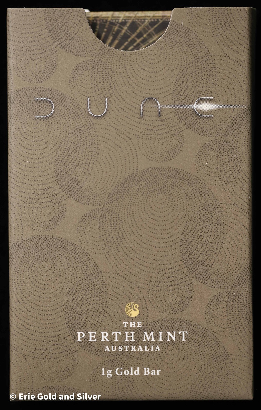 Dune Perth Mint 1 Gram .9999 Gold Bar in Assay