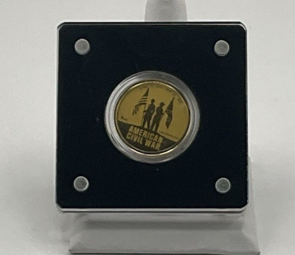 1/500 OZ .999 GOLD AMERICAN MINT CIVIL WAR TEXAS BRIGADE