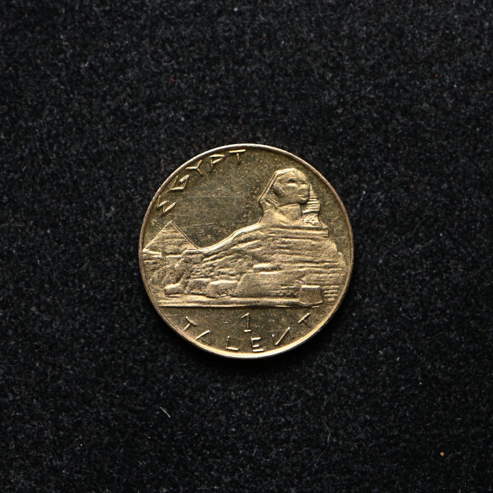 Egypt 1 Talent Gold Commemorative Medal Nefertiti Proof (go1048)