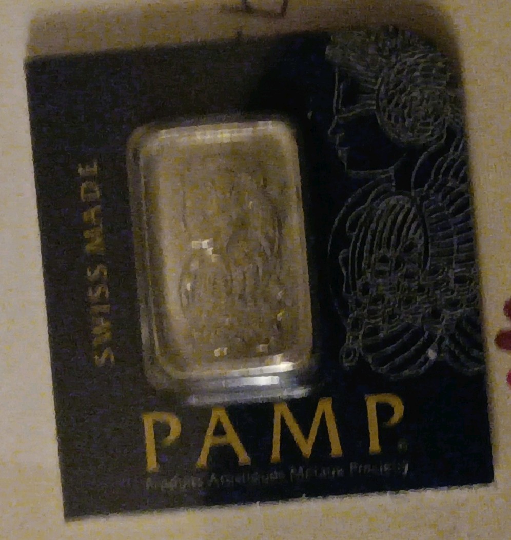 1/1000 ofa Gram 4/9 FineGold and 3 Grams Valcambi 3/9Fine Silver +1gr platinum